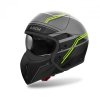 KASK MOTOCYKLOWY AIROH J110 SLIM YELLOW MATT S